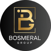 Bosmeral Group logo in corporate branding style